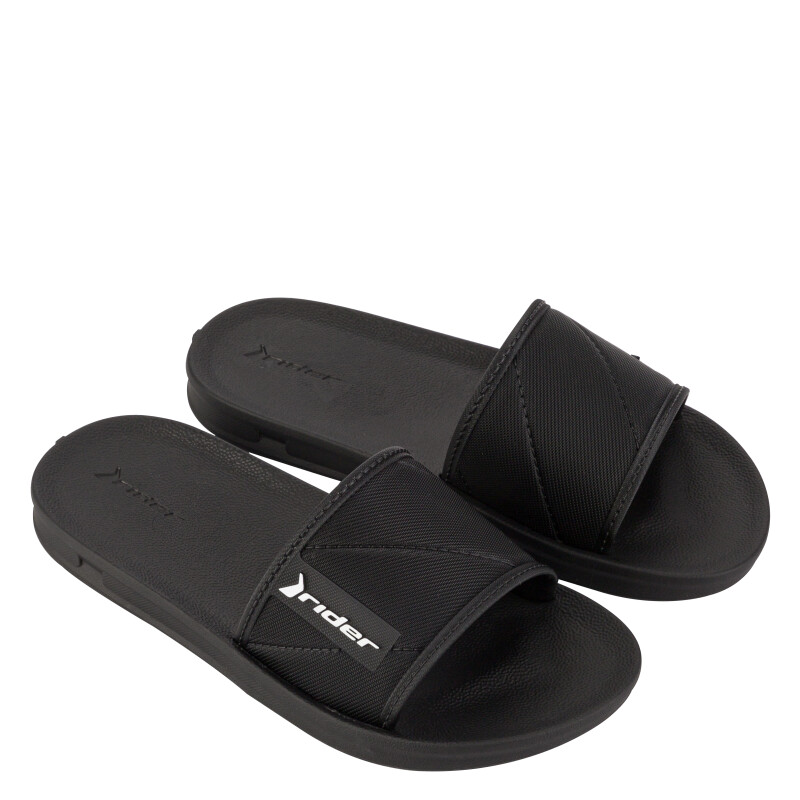 Sandalias Infantiles Rider Street Slide Negro - Blanco