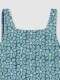 Bañador Estampado Retro Azul