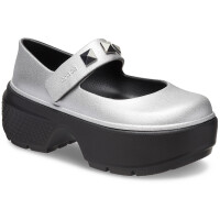 Crocs Stomp Metallic Mary Jane Gris