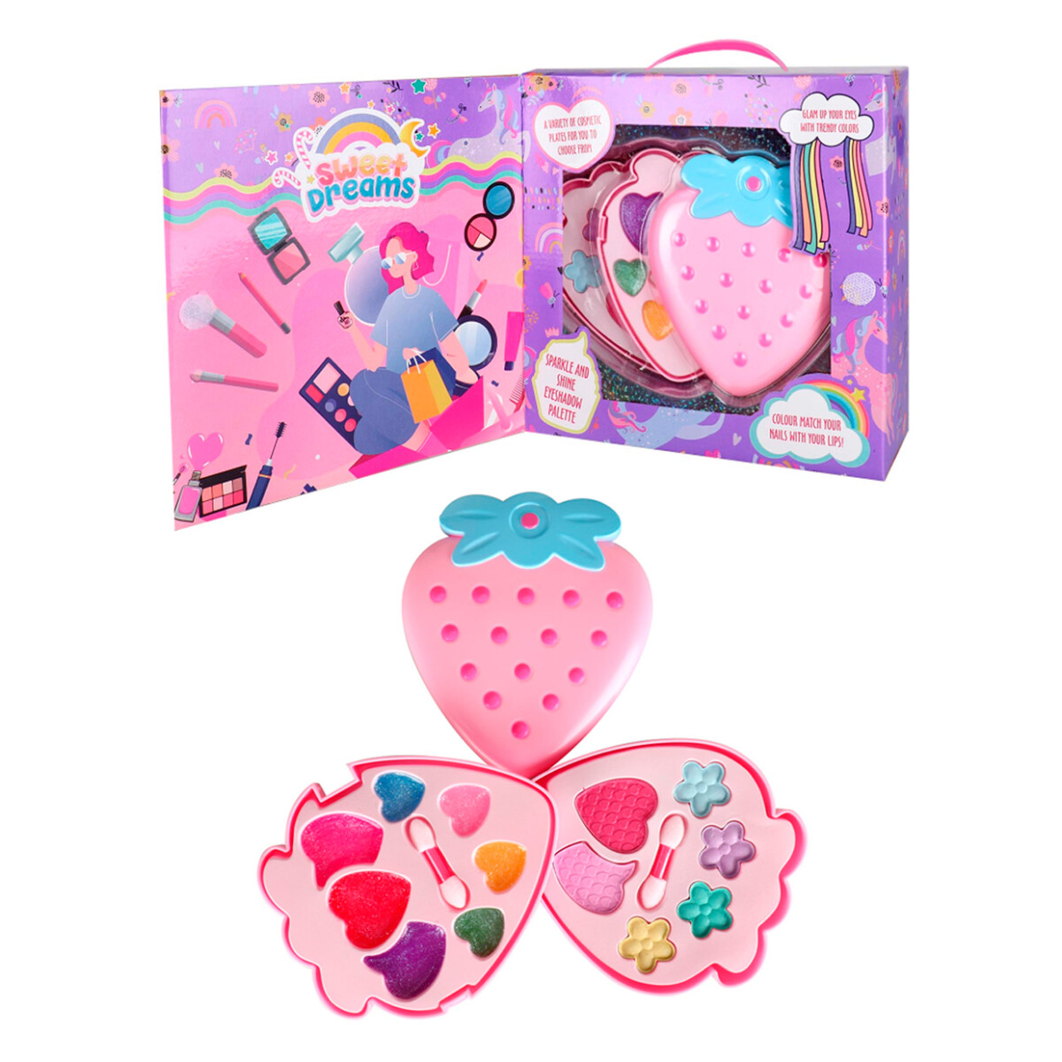 Set De Maquillaje Frutilla 2 Niveles 