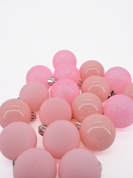 CHIRIMBOLOS SET X 18 ROSA CHICLE
