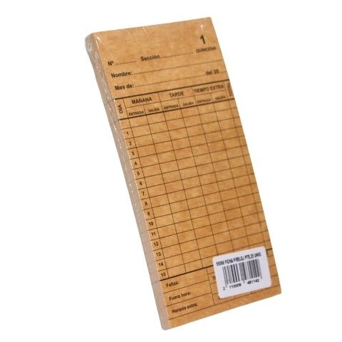 FICHA RELOJ X 25 UNIDADES FICHA RELOJ X 25 UNIDADES