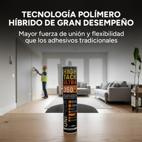 High Tack Ultra Adhesivo Montaje Polímero Extra Fuerte 280Ml Color Negro
