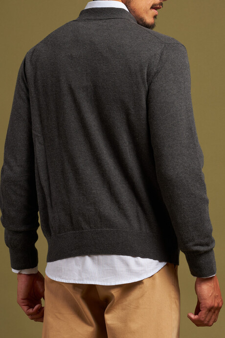 CARDIGAN ACARI POLANCO Gris Oscuro