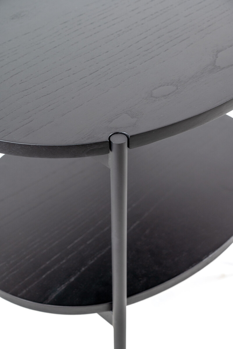 VERSATILE MESA LATERAL VERSATILE CINAMOMO NEGRA 62X46X52H CM