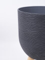 Maceta Teli Gris