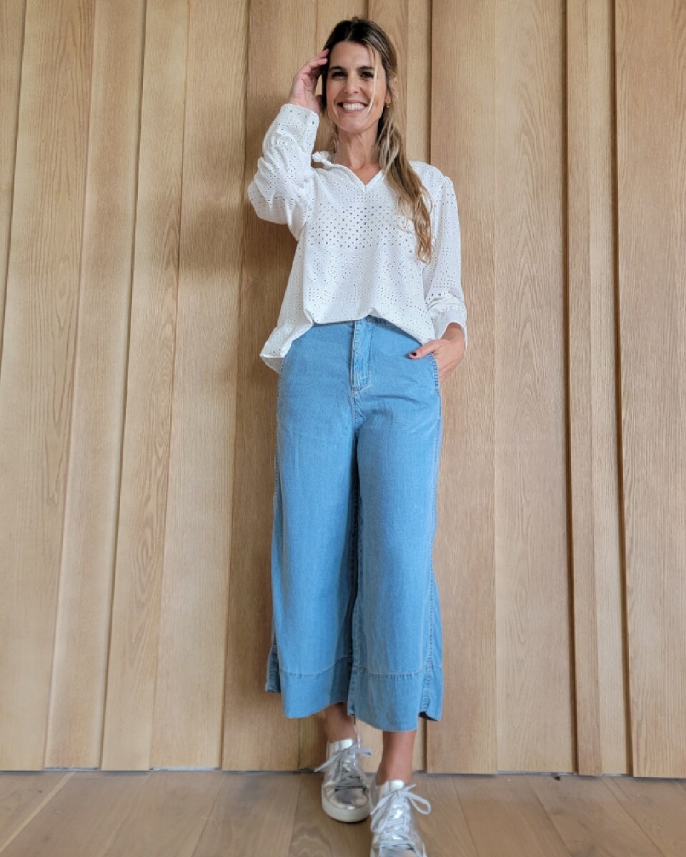 Pantalón Romero - Denim Celeste 