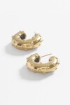 Aros acero dots plateado