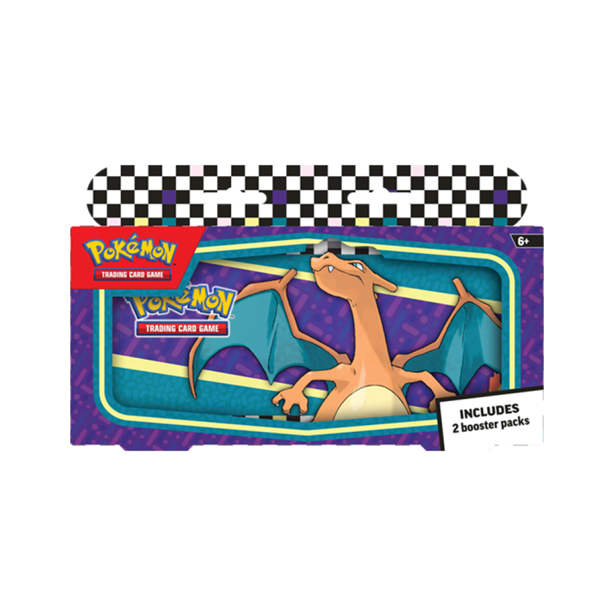 Pokémon De Vuelta a Clases 2024 - Cartuchera Charizard + 2 boosters 