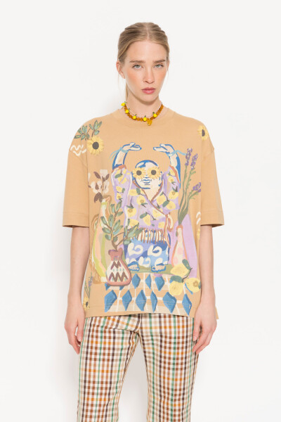 REMERA SIMON Beige