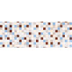 CERAMICA PARA PARED DECORADO BRILLO TONOS DE AZUL 33X57 TRIUNFO GAMAS DE AZUL