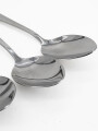 CUCHARA INOX SET X 3 PLATEADO