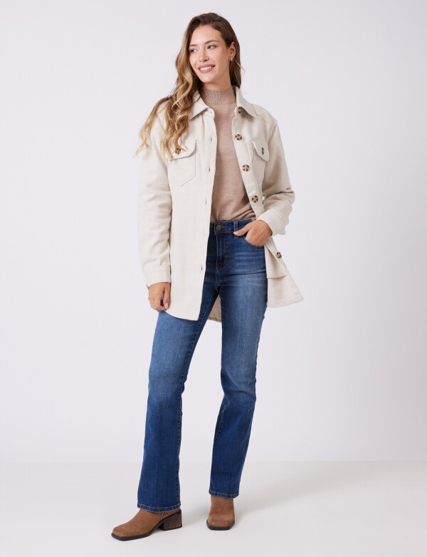 Shacket 2 Bolsillos BEIGE