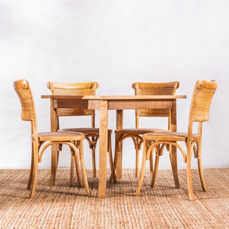 Mesa De Comedor Jacob Teca 85 Cm U