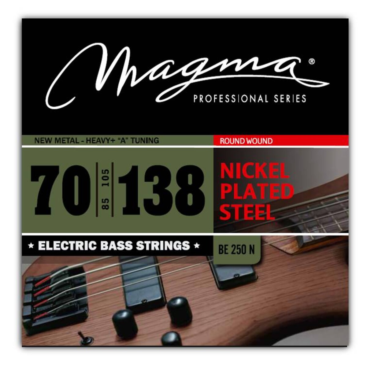 Encordado Magma Bajo Nickel P/stl NM.Heavy+ 070-138 BE250N 