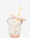 Artículos cocina Botellas Vaso Plástico Estampado Glitter - Combinacion Multicolor