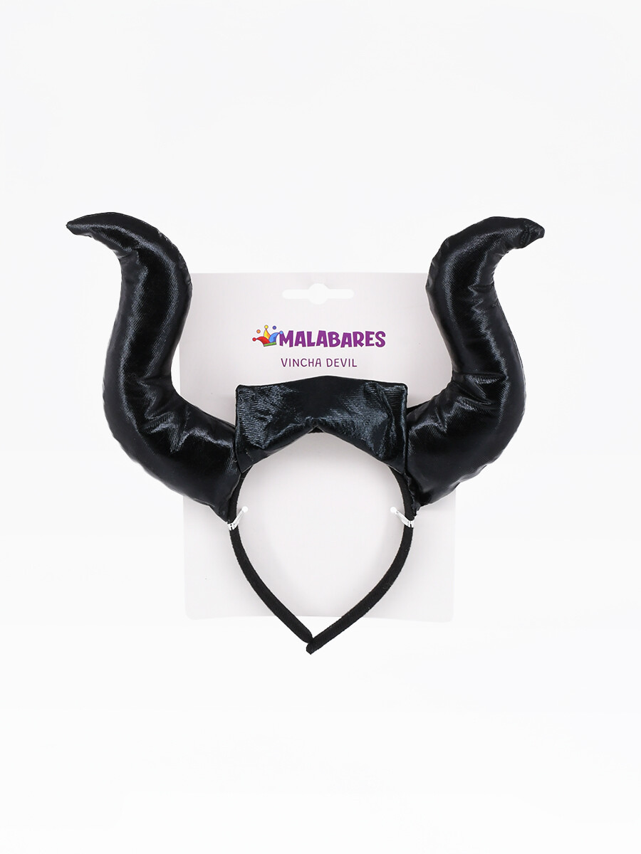 VINCHA DEVIL - NEGRO (V) 
