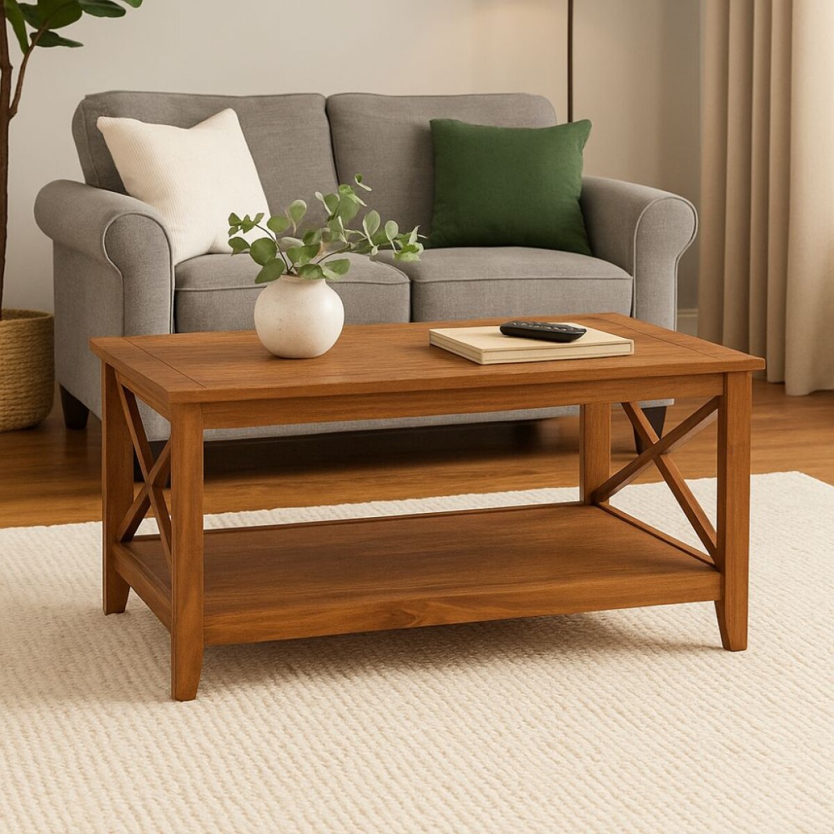 Mesa de Living Open - Roble 