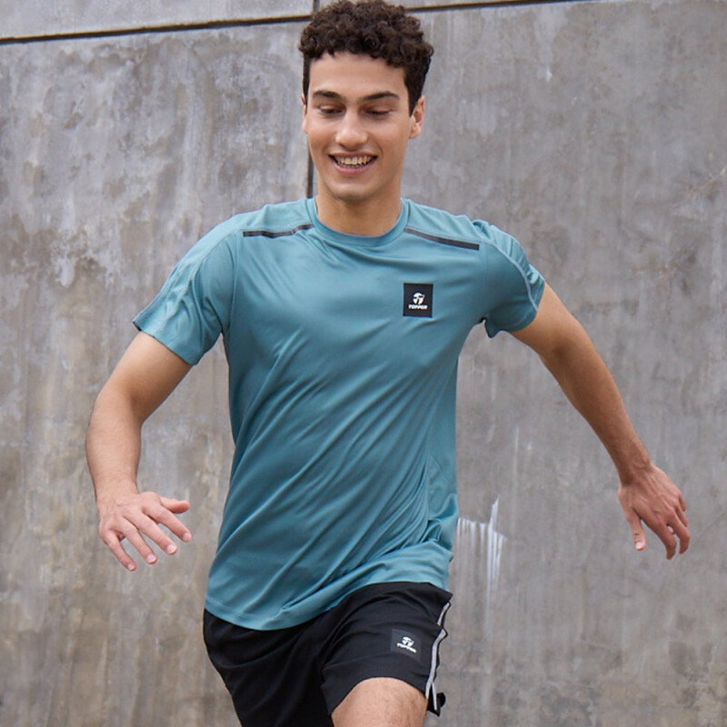 T-SHIRT MC MEN TRNG UP verde oil VERDE OIL