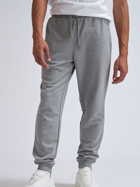 Pantalón deportivo Gris Claro Melange