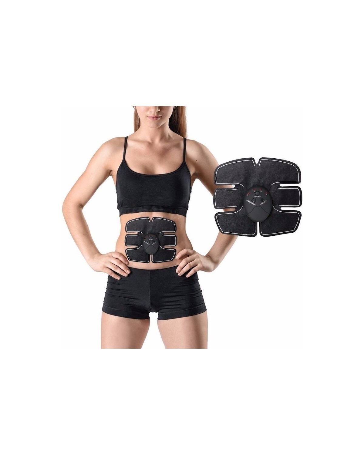 Electroestimulador muscular ondas ems abdomen six pack — Electroventas