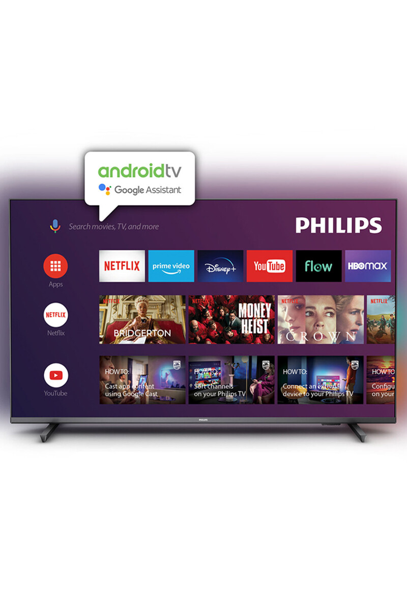 Smart Tv 70" Philips Android 4K Ambilight 