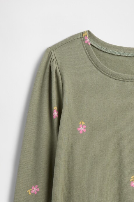 Remera Toddler Niña Walden Green