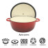 Olla Hierro Fundido Esmaltada 22cm OLLA FIRE KING HIERRO 22CM ROJA