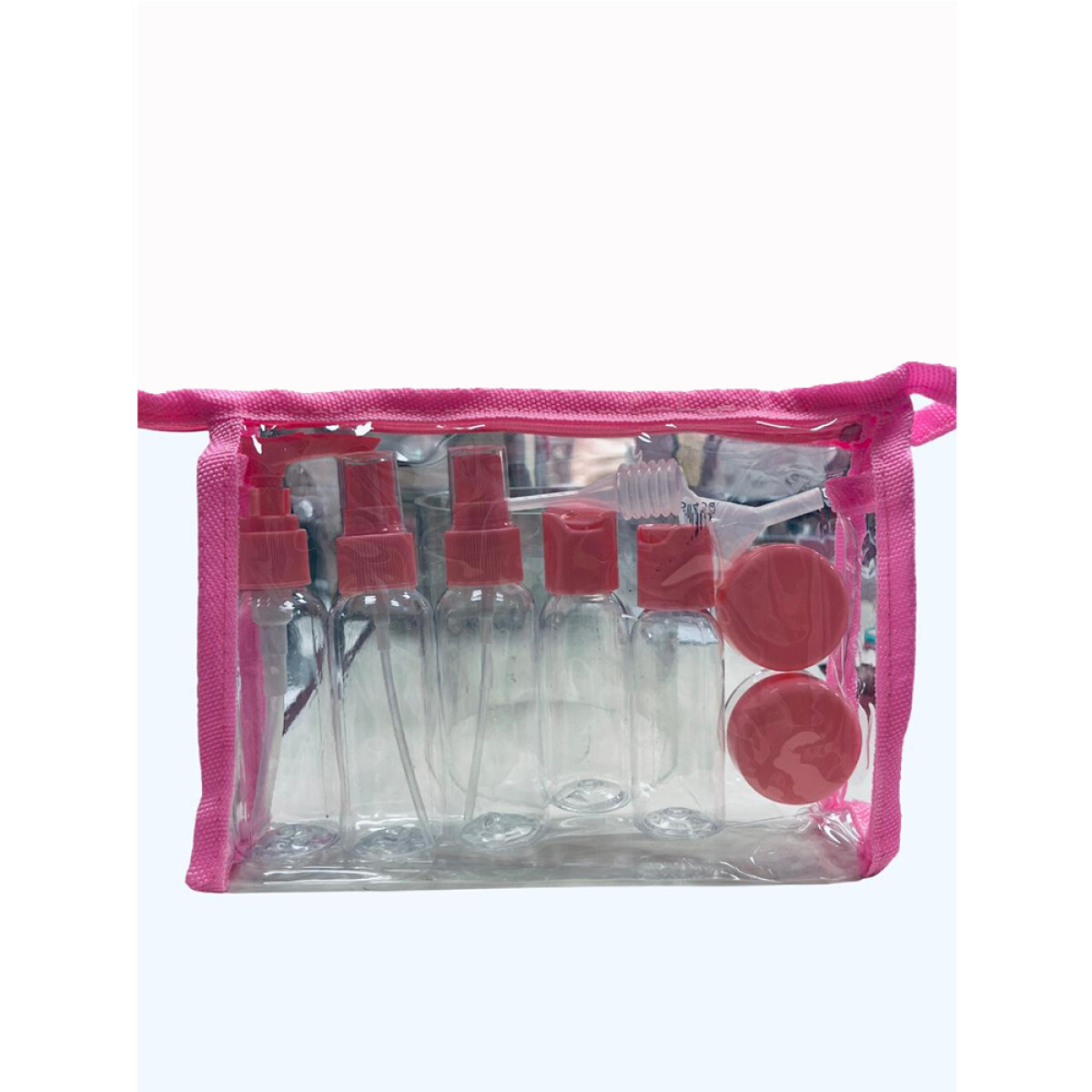 Set viaje transparente 