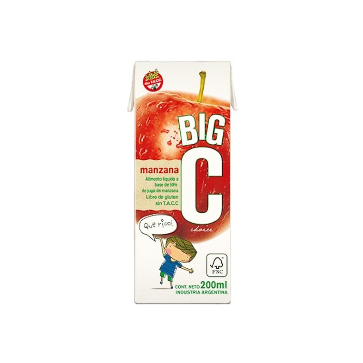 Jugo Big C 200ml - Manzana 