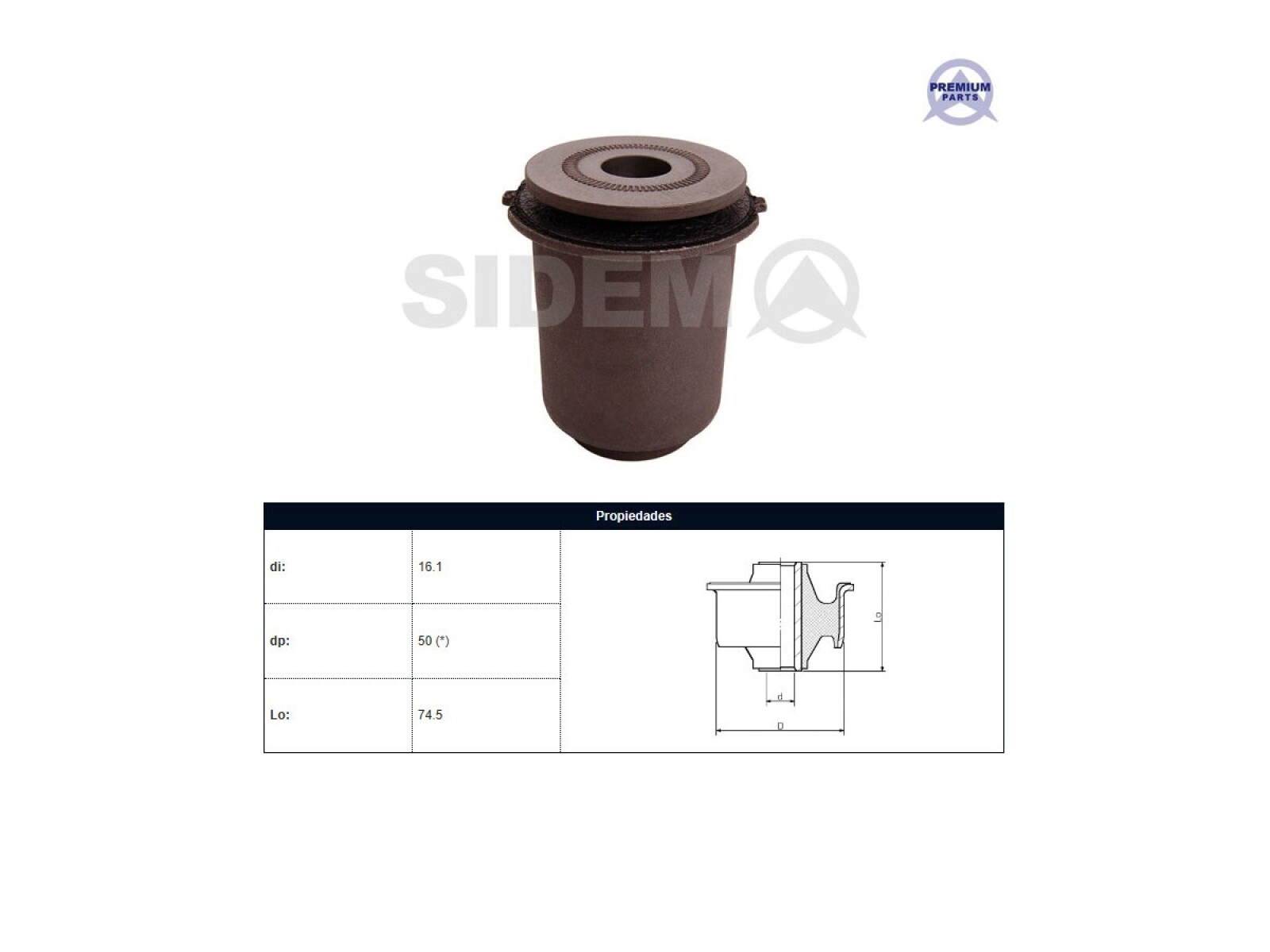 Buje Ford Ranger 4X4/Ranger 4X2, Mazda Bt50 12-25 Der/Izq 