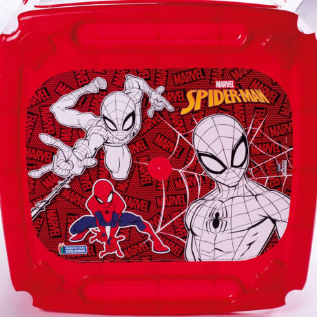 Mesa Plástica Infantil PVC Para Colorear Spiderman