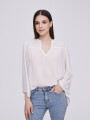 Blusa Bursas Marfil / Off White