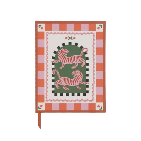 CUA.PW Cuaderno Tapa Dura Rayado 15 X 19,5cm Paddywax - Tiger