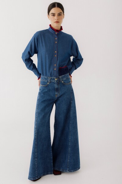 JEAN WIDE XL Azul