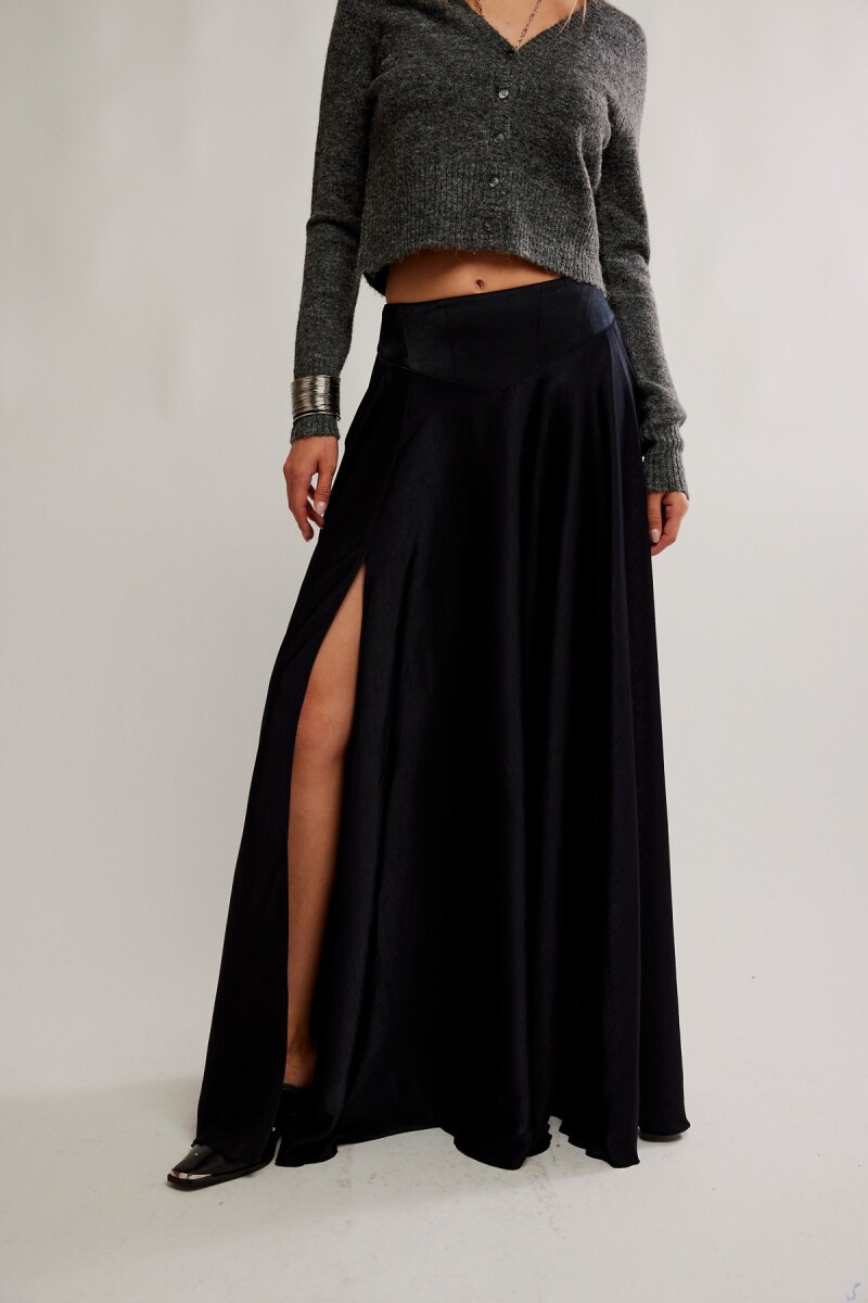 FALDA MAXI CHILCO Negro