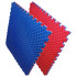 Piso Tatami X20 Goma Eva Encastrable 1x1m 2cm Gimnasio Niños Color Rojo Azul