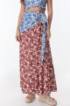 Falda Botanica Estampa Flores