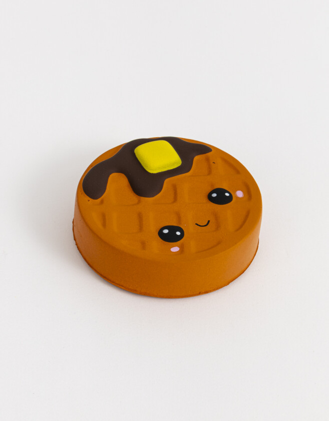 Lúdico Squeeze Squishy Waffle - Marron Medio