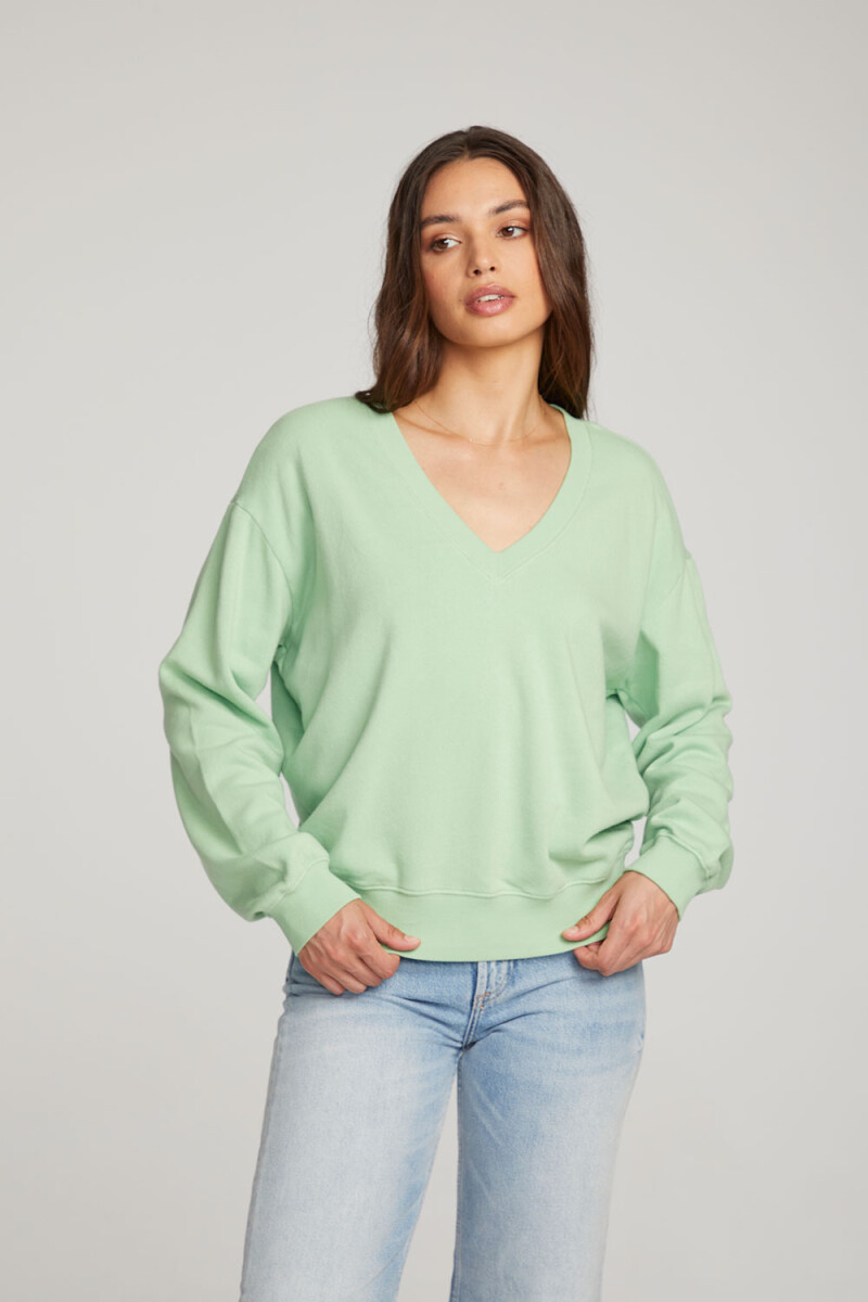 BUZO COTTON FLEECE Verde
