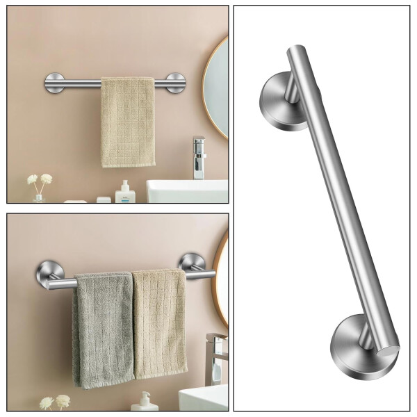 Set De Accesorios Para Baño Juego 5 Piezas Acero Inoxidable IMBACK Color Plateado Set De Accesorios Para Baño Juego 5 Piezas Acero Inoxidable IMBACK Color Plateado