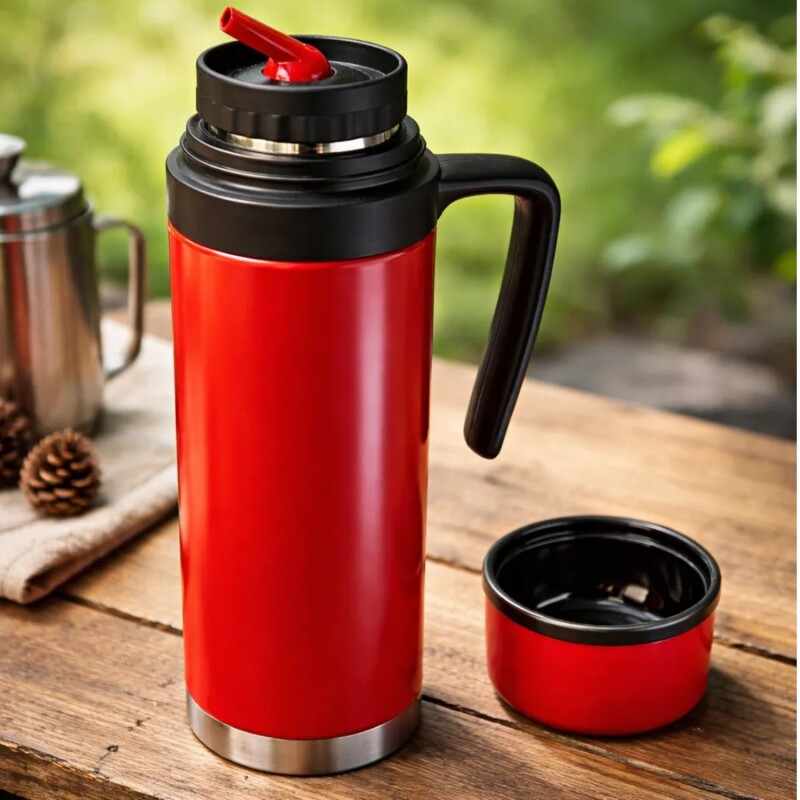 Termo en acero inoxidable de 750 ml Rojo
