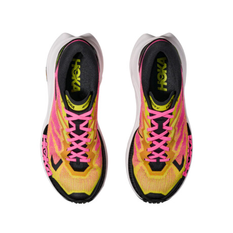 Championes Hoka Mafate X Pink & Yellow