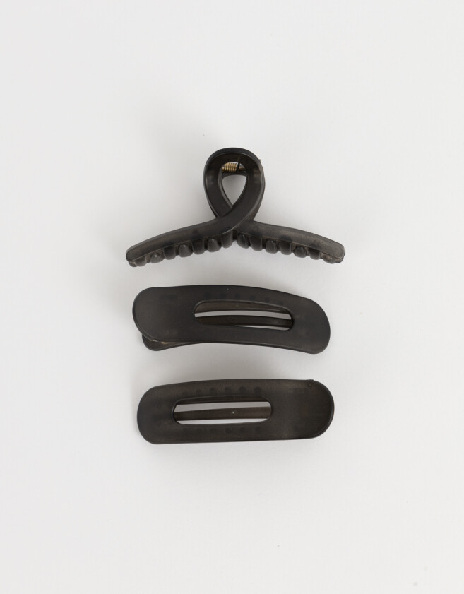 Accesorios Pelo Set Classic Set De Broche Y Piquitos - Negro