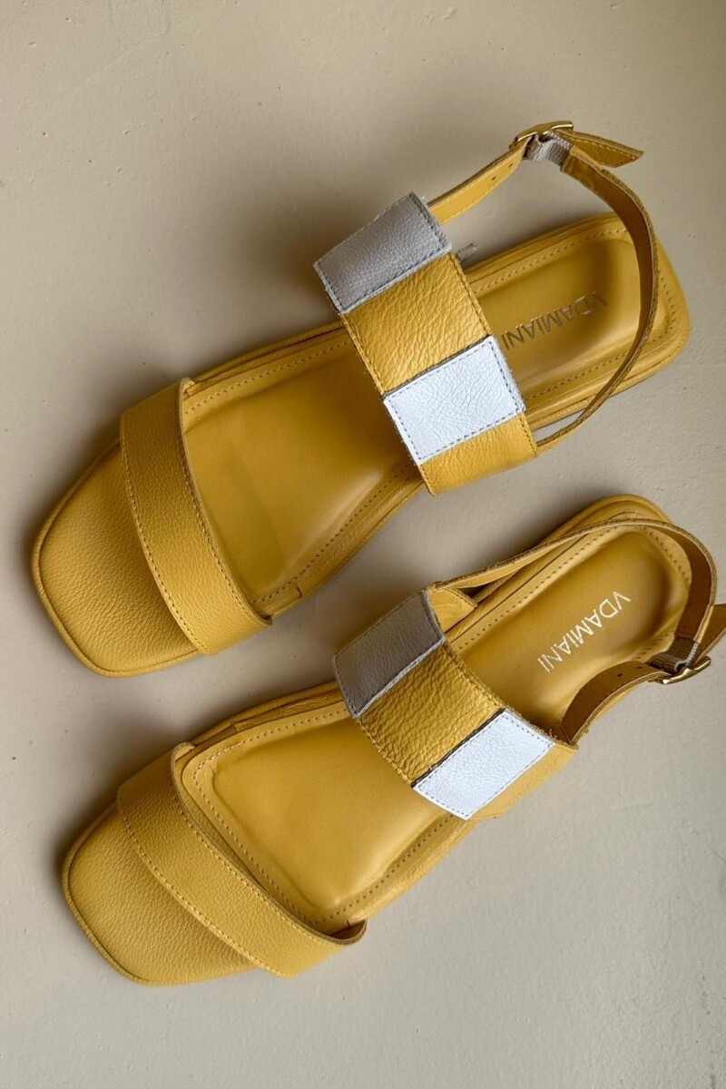 Sandalia Stripes - Amarillo 