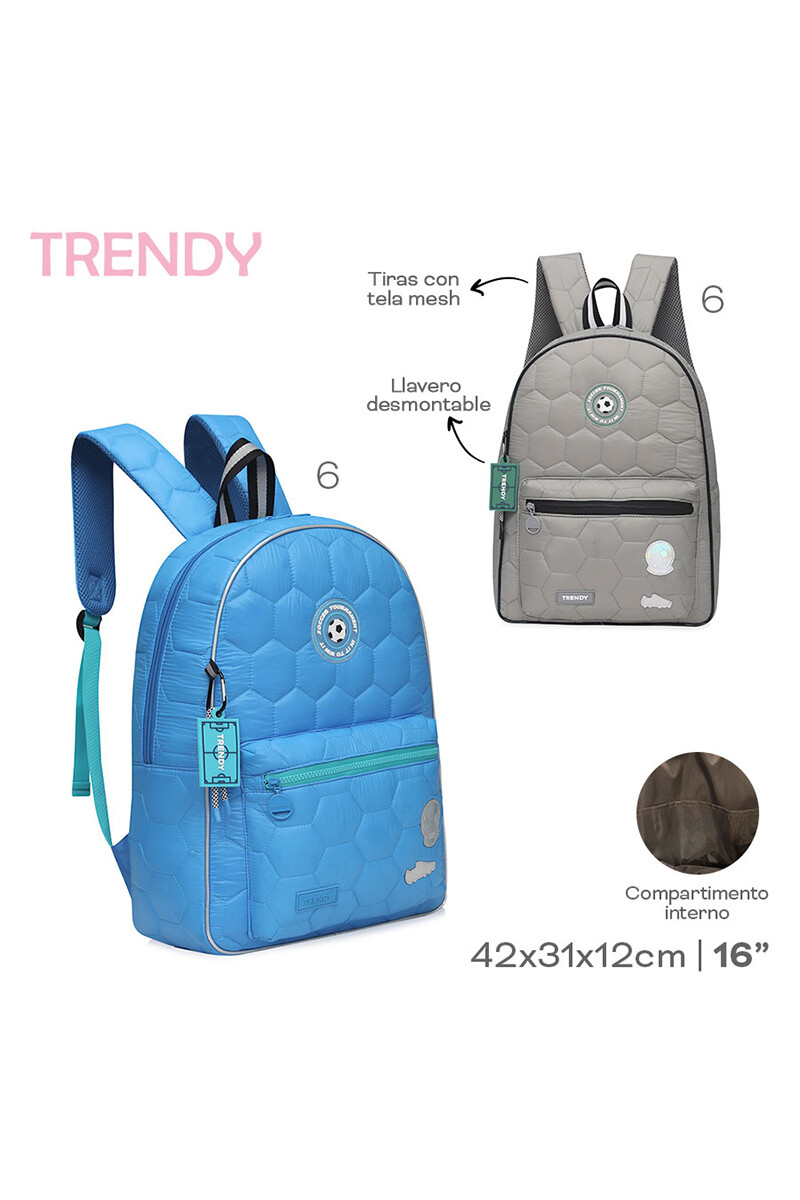 Mochila Trendy Gris