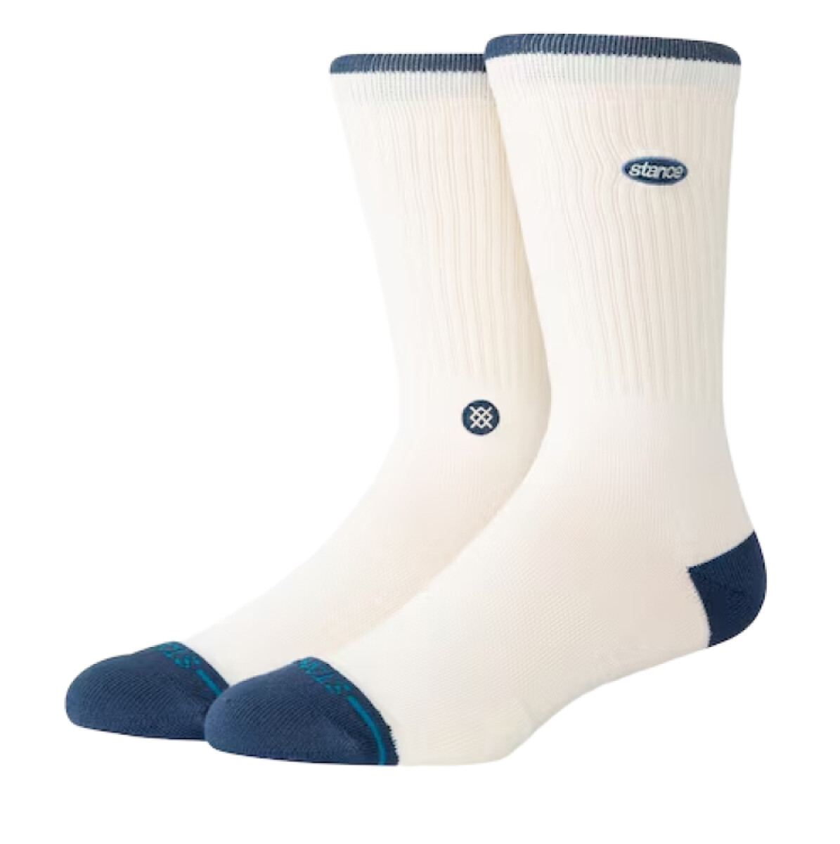 Medias Stance Blurred Crew - Blanco 