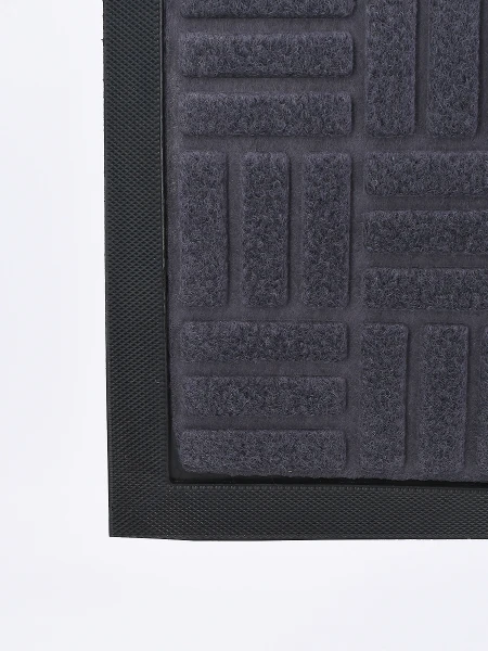 ALFOMBRA FELPUDO PARA PUERTA GRIS