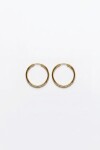 Aros acero medium dorado