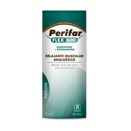 PERIFAR FLEX 600 MG X8 COMPRIMIDOS PERIFAR FLEX 600 MG X8 COMPRIMIDOS